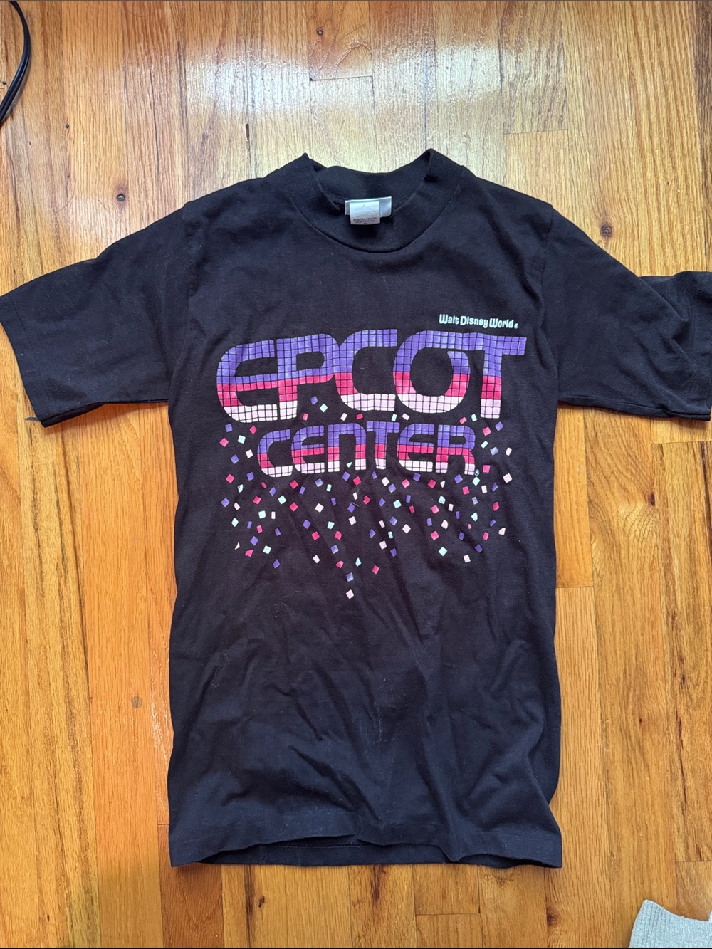 Vintage Epcot Black Tee